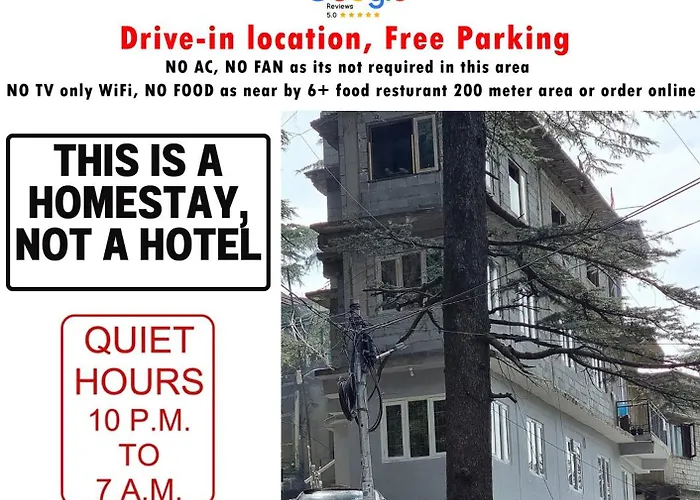 Tiny Homestay - Drive In Property- Small Basic Kitchen, 2Km Ahead From Mall Road Lift Parking