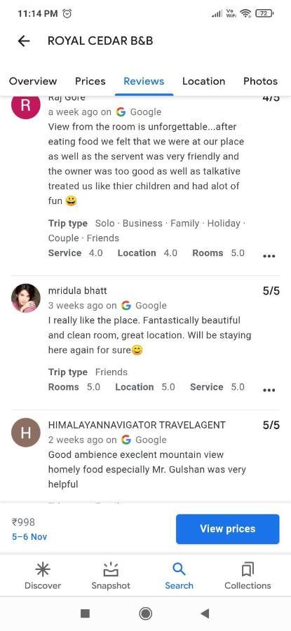 Royal Cedar Bed & Breakfast *