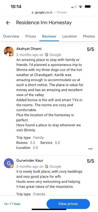 Residence Inn Homestay