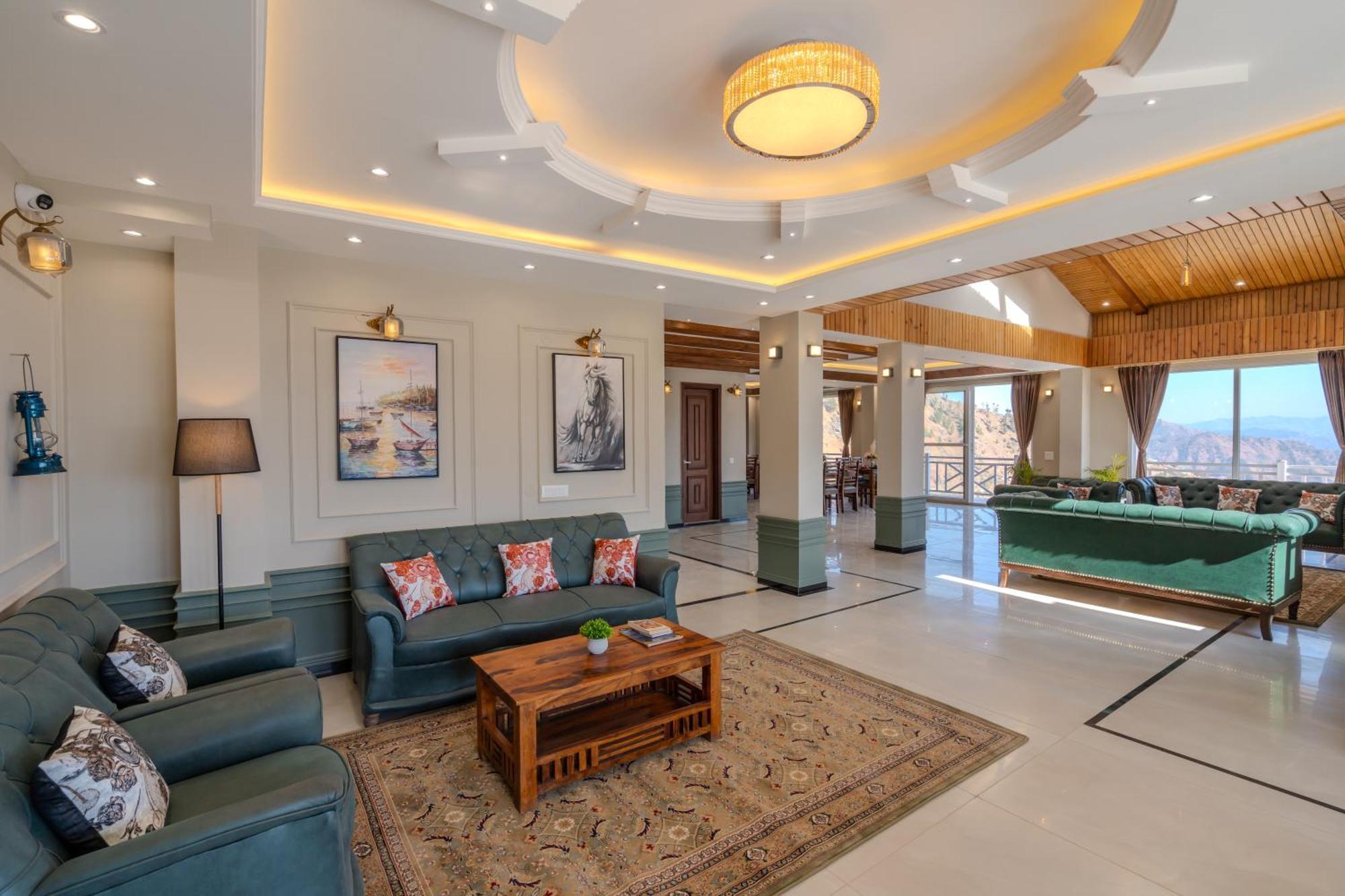 Villa Saffronstays Alpine Blue-6 Bhk With Private Deck And Valley Views From Each